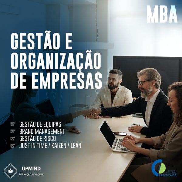 MBA em Gestão e Organização das Empresas - Novembro 2023