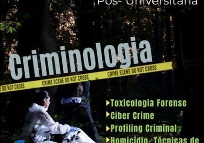 Especialização Pós-Universitária em Criminologia - Janeiro de 2024